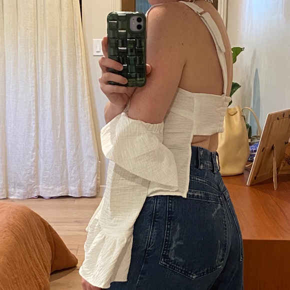 Rachel Comey White Cotton Shirt size 4 - Picture 3 of 5